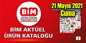 21 Mayıs 2021 Cuma BİM aktüel ürünler kataloğu açıklandı