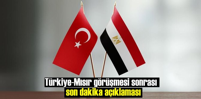 Son Türkiye-Mısır görüşmesi samimi havada gerçekleşti