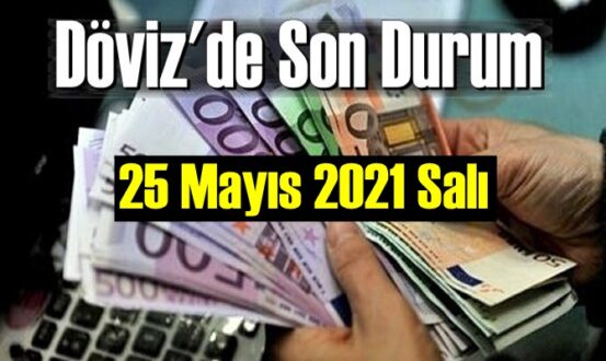 25 Mayıs 2021 Salı Ekonomi’de Döviz piyasası
