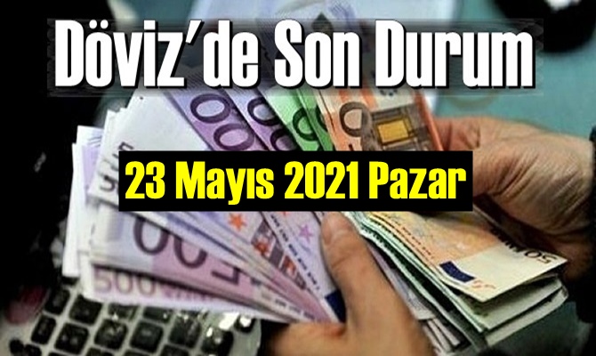 23 Mayıs 2021 Pazar Ekonomi’de Döviz piyasası