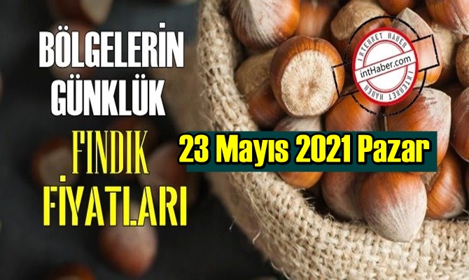 23 Mayıs 2021 Pazar Türkiye fındık fiyatları