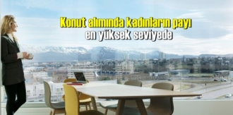 Konut alımında kadınların payı en yüksek seviyede