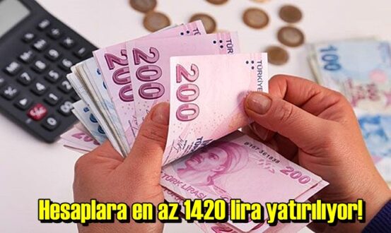 Paralar Banka hesaplarına yatırılıyor! En az 1420 lira ödeme yapılıyor