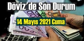 14 Mayıs 2021 Cuma Ekonomi’de Döviz piyasası, Döviz güne nasıl başladı