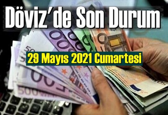 29 Mayıs 2021 Cumartesi Ekonomi’de Döviz piyasası