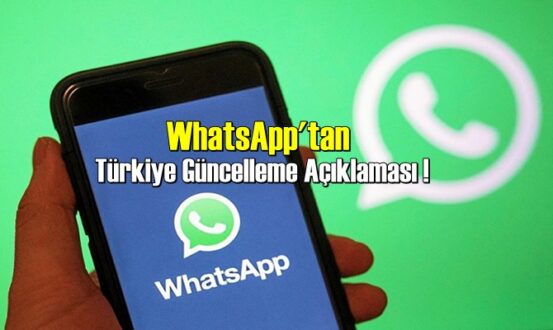 Türkiye Güncelleme Açıklaması !