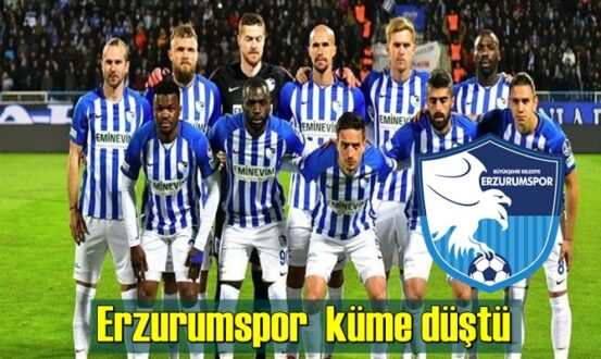 Erzurumspor küme düştü
