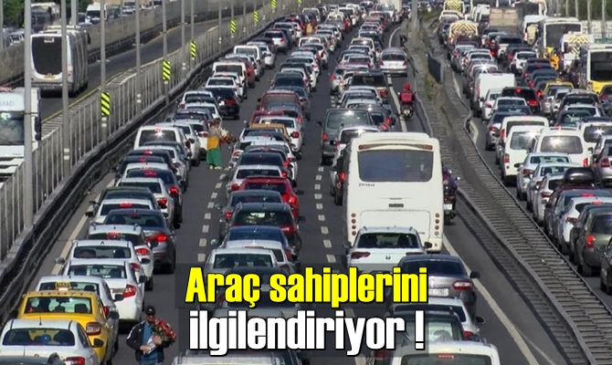 Araç sahiplerine önemli Uyarı ve Hatırlatma !