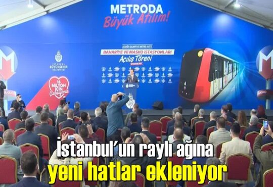 İstanbul Avrupa Yakasında yeni bir metro hattı daha İstanbulluların hizmetine sunuldu.