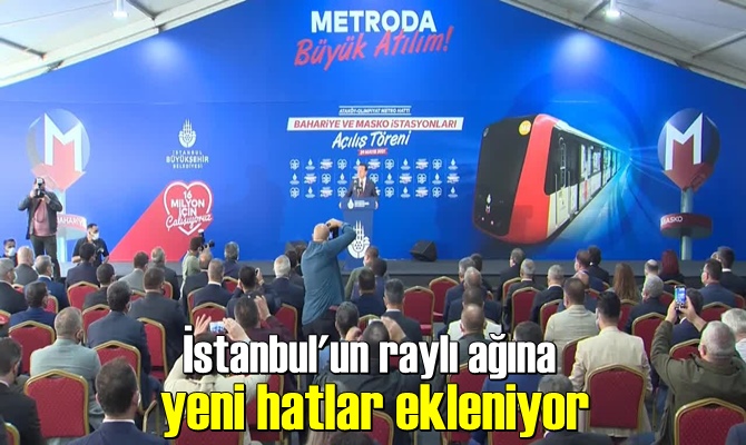 İstanbul Avrupa Yakasında yeni bir metro hattı daha İstanbulluların hizmetine sunuldu.