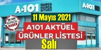 11 Mayıs 2021 Salı Hafta sonu A101 aktüel ürünler kataloğu açıklandı