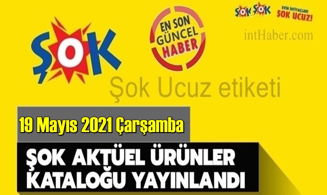 9 Mayıs 2021 Çarşamba ŞOK aktüel ürünler kataloğu açıklandı