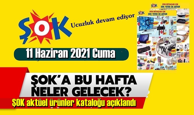 ŞOK aktüel ürünler kataloğu açıklandı