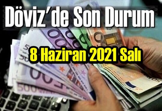 8 Haziran 2021 Salı Ekonomi’de Döviz piyasası, Döviz güne nasıl başladı