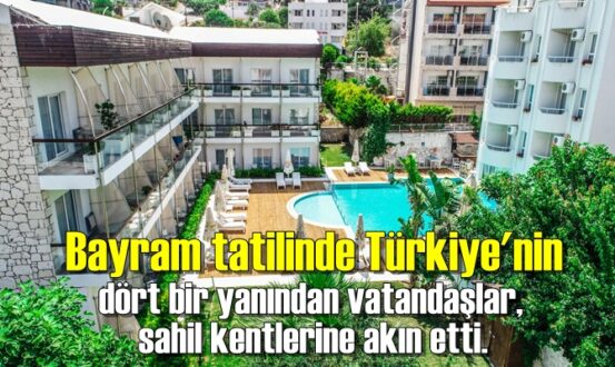 Bayram nedeniyle Adalardaki otel ve pansiyonda yer kalmadı!