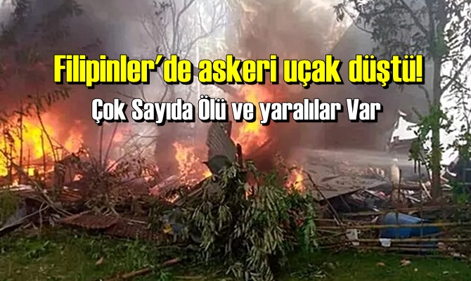 Askeri uçak düştü! Çok Sayıda Ölü ve yaralılar Var!