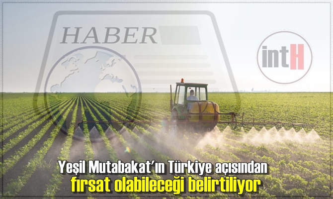 Yeşil Mutabakat'ın Türkiye açısından fırsat olabileceği belirtiliyor