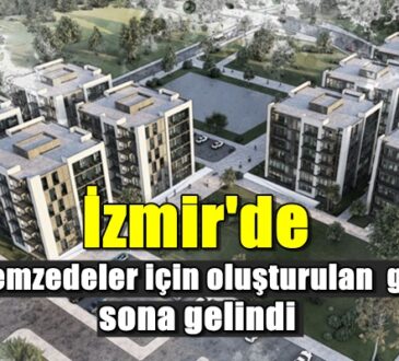 İzmir'de Depremzedeler için oluşturulan konutlarda sona gelindi