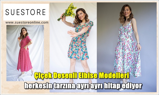 Çiçek Desenli Elbise Modelleri herkesin tarzına ayrı ayrı hitap ediyor