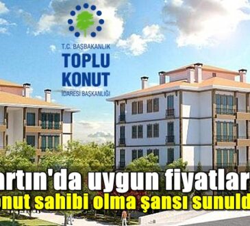 Bartın'da uygun fiyatlarla konut sahibi olma şansı sunuldu
