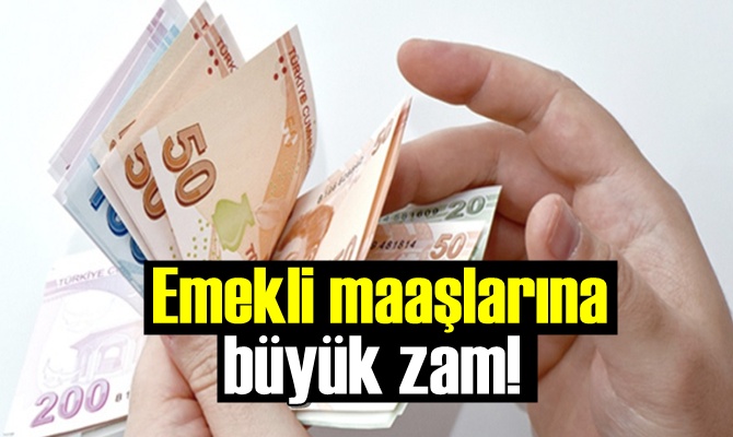 Emekli maaşlarına büyük zam geliyor. Emekli maaşlarına yapılacak olan zammın asgari ücrete yapılan zam oranına yakın olması bekleniyor