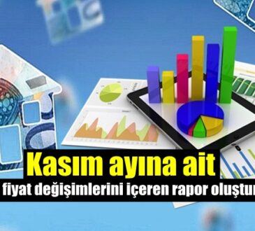 Kasım ayına ait konut fiyat değişimlerini içeren rapor oluşturuldu
