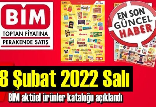 Bim fırsat ürünleri kataloğu 8 Şubat 2022 Salı