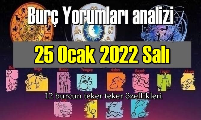 Bugün 25 Ocak 2022 Salı için Günlük Burç Yorumları analizi