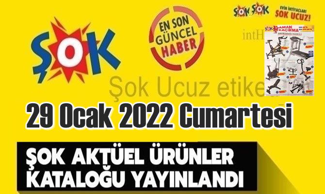 ŞOK aktüel ürünler 29 Ocak 2022 Cumartesi kataloğu paylaşıldı