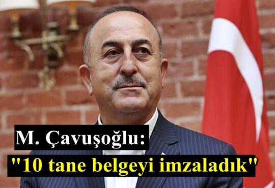 M. Çavuşoğlu: Filistin ile "10 tane belgeyi imzaladık"..