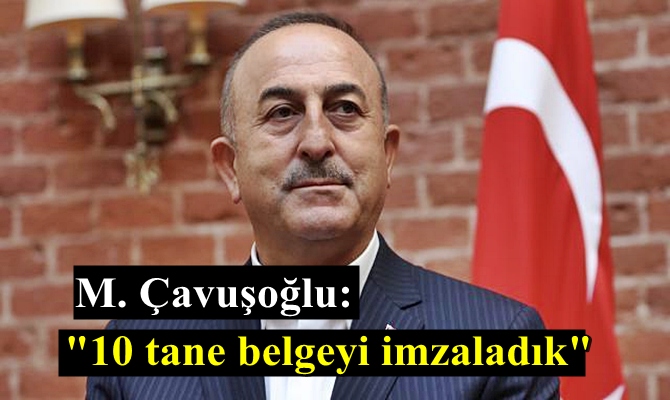 M. Çavuşoğlu: Filistin ile "10 tane belgeyi imzaladık"..