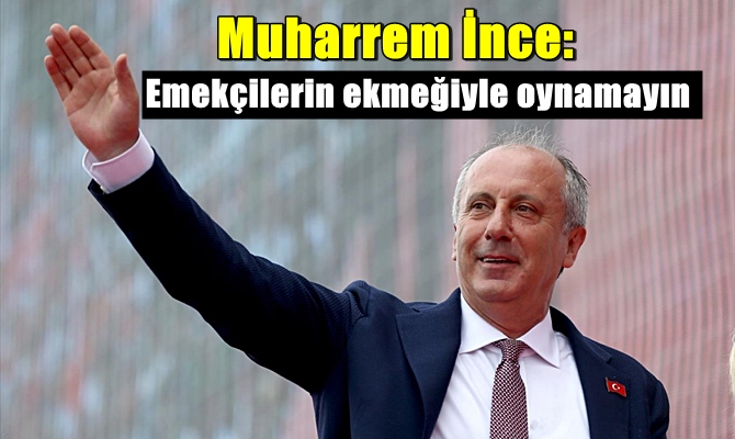 Memleket Partisi lideri Muharrem İnce'den Sanatçılara Destek!..