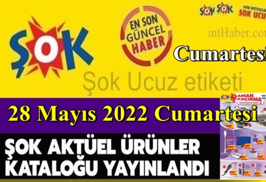 ŞOK Market mağazalarında 28 Mayıs ile 4 Haziran 2022 tarihleri arasında geçerli olacak aktüel ürünlerde neler var hemen inceleyelim.