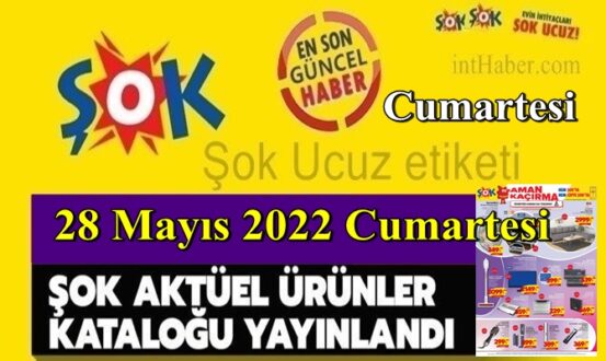 ŞOK Market mağazalarında 28 Mayıs ile 4 Haziran 2022 tarihleri arasında geçerli olacak aktüel ürünlerde neler var hemen inceleyelim.