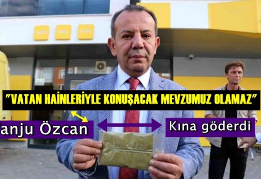 Tanju Özcan: "VATAN HAİNLERİYLE KONUŞACAK MEVZUMUZ OLAMAZ"..