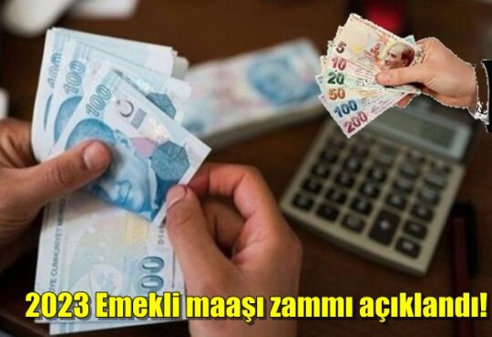 Başkan Erdoğan 2023 Emekli maaşı zammını açıklandı!
