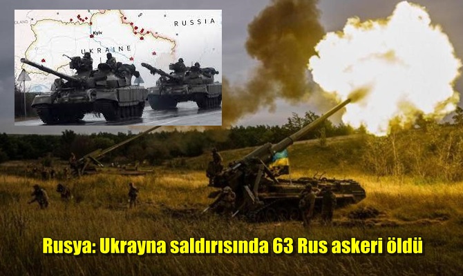 Ukrayna Bombaladı 63 Rus askeri öldü