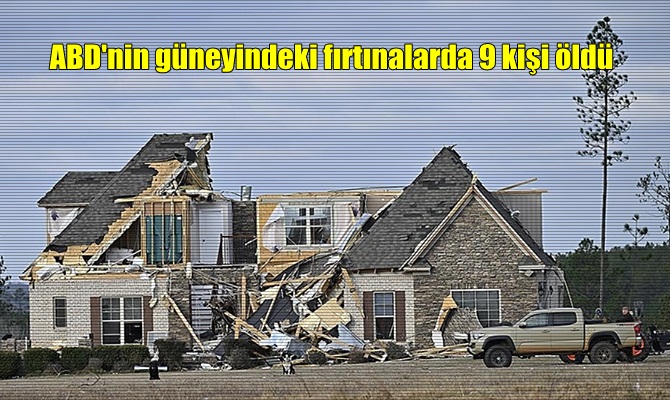 ABD'nin güney eyaletleri şiddetli fırtınaya yenik düştü