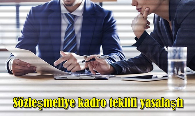 Sözleşmeliye kadro