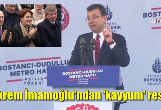 Ekrem İmamoğlu'ndan 'kayyum' resti: