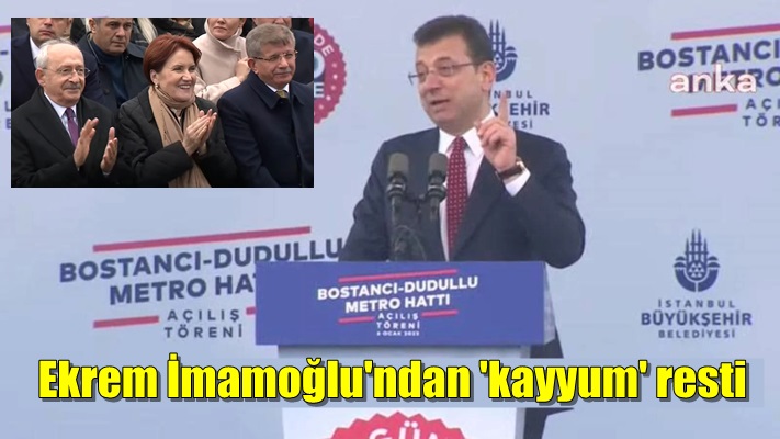 Ekrem İmamoğlu'ndan 'kayyum' resti: