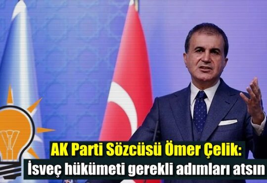 AK Parti Sözcüsü Ömer Çelik