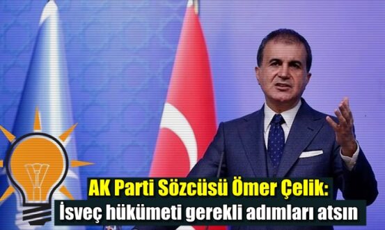 AK Parti Sözcüsü Ömer Çelik