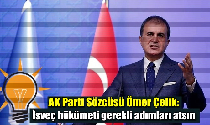 AK Parti Sözcüsü Ömer Çelik