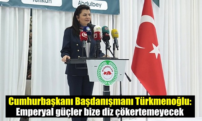 Cumhurbaşkanı Başdanışmanı Türkmenoğlu: Emperyal güçler bize diz çökertemeyecek