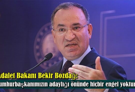 Bakan Bozdağ