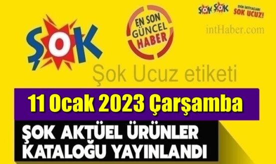 ŞOK 11 Ocak 2023 Çarşamba gününden itibaren satışa sunulacak kampanyalı ürünleri hangi tarihe kadar Şok Market indirim reyonlarında yer alacaklar?