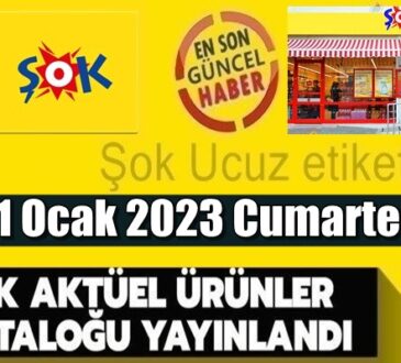 Şok ŞOK 21 Ocak 2023 Cumartesi tarihli Aktüel Ürünler Kataloğu ile OCAK ayı haftalık kampanyalarına hız kesmeden devam ediyor.
