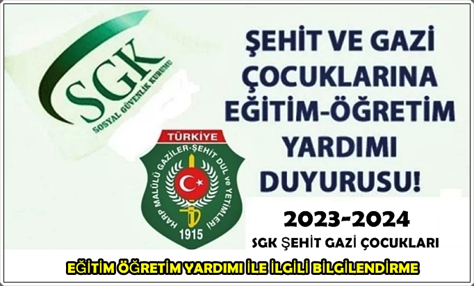 SGK EĞİTİM YARDIMI 2023 NE KADAR OLACAK?