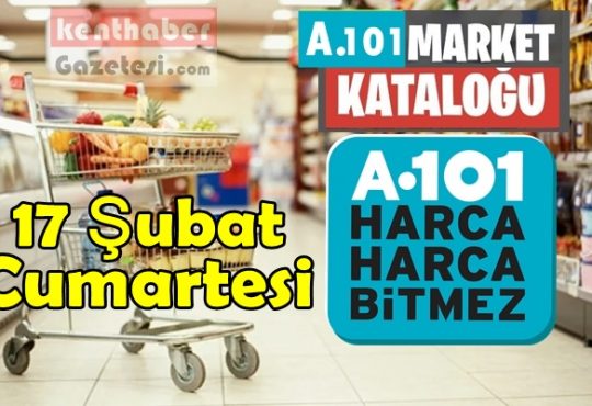 kenthabergazetesi.com Ekonomi/ A101 Marketi 17 Şubat ile 24 Şubat 2024 tarihleri arasında geçerli olacak  Aktüel Ürünler Kataloğu ile ŞUBAT ayı haftalık kampanyalarına hız kesmeden devam ediyo